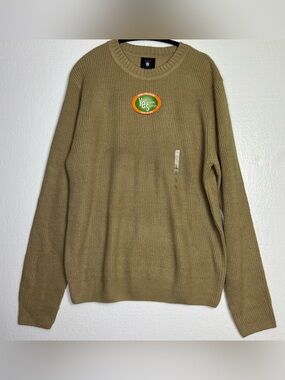 Ivy crew brown sweater knit size L NWT
